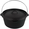 Flash Sale ⌛ Sunnydaze Decor Cast Iron 8 Qt. Round Cast Iron Dutch Oven In Black With Lid 👏