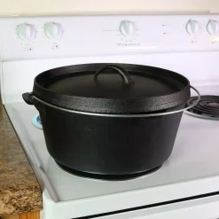 Flash Sale ⌛ Sunnydaze Decor Cast Iron 8 Qt. Round Cast Iron Dutch Oven In Black With Lid 👏 -Cheap Cookware Shop unnamed file 3760