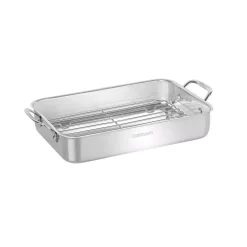 Best Sale 😉 Cuisinart Chef’s Classic 14 In. Lasagna Pan With Stainless Roasting Rack ✨