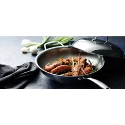 Buy 🧨 Tramontina Tri-Ply Clad 12 In Stainless Steel Wok 🔔 -Cheap Cookware Shop unnamed file 3786