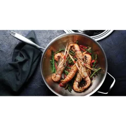 Buy 🧨 Tramontina Tri-Ply Clad 12 In Stainless Steel Wok 🔔 -Cheap Cookware Shop unnamed file 3787