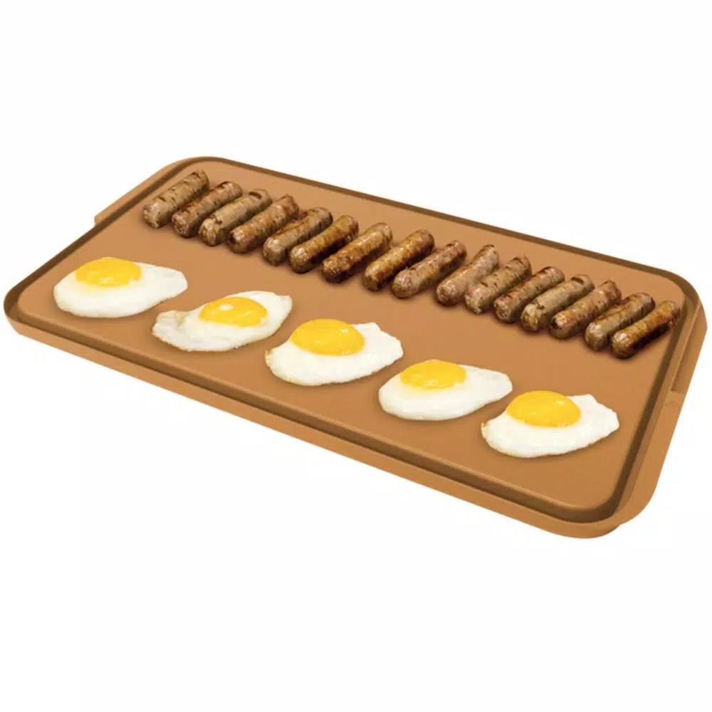 Promo ⨠Gotham Steel 19.50 In. X 10.75 In. Ti-Ceramic Non-Stick Extra Large Reversible Double Grill 𧨠2 Promo ⨠Gotham Steel 19.50 In. X 10.75 In. Ti-Ceramic Non-Stick Extra Large Reversible Double Grill 𧨠- Image 2