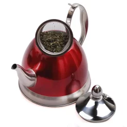 Top 10 ⌛ Creative Home Nobili-Tea 2.0 Qt. Metallic Cranberry Stainless Steel Tea Kettle With Removable Infuser Basket 👏 -Cheap Cookware Shop unnamed file 3795