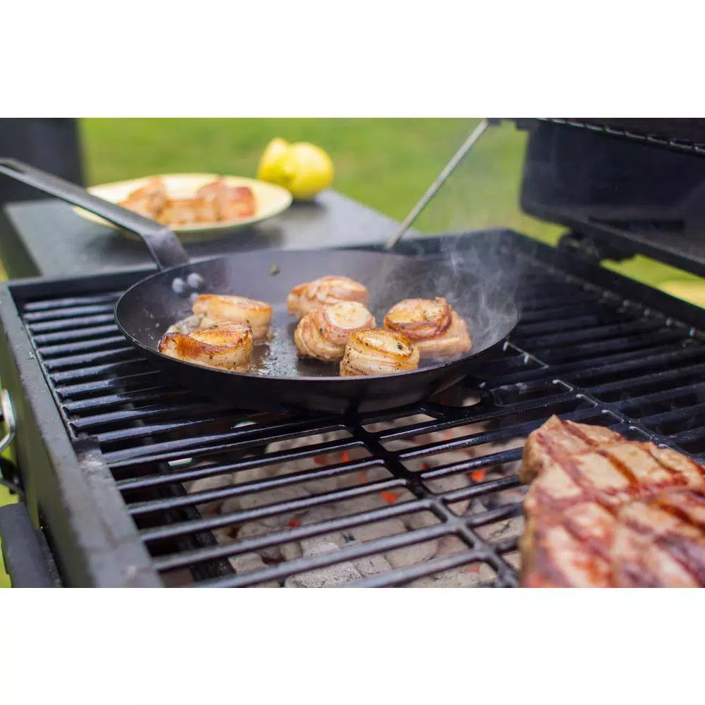 Wholesale 😉 Lodge 10 In. Carbon Steel Skillet In Black ✨ 6 Wholesale 😉 Lodge 10 In. Carbon Steel Skillet In Black ✨ - Image 6