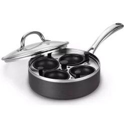 Cheap Cookware Shop 14 Brand new ๐คฉ Cooks Standard 4-Cup 8 In. Non-Stick Hard Anodized Egg Poacher Pan With Lid โค๏ธ