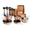Top 10 💯 Gotham Steel StackMaster 21- Piece Aluminum Cast Textured Ceramic Nonstick Cookware Set 😉