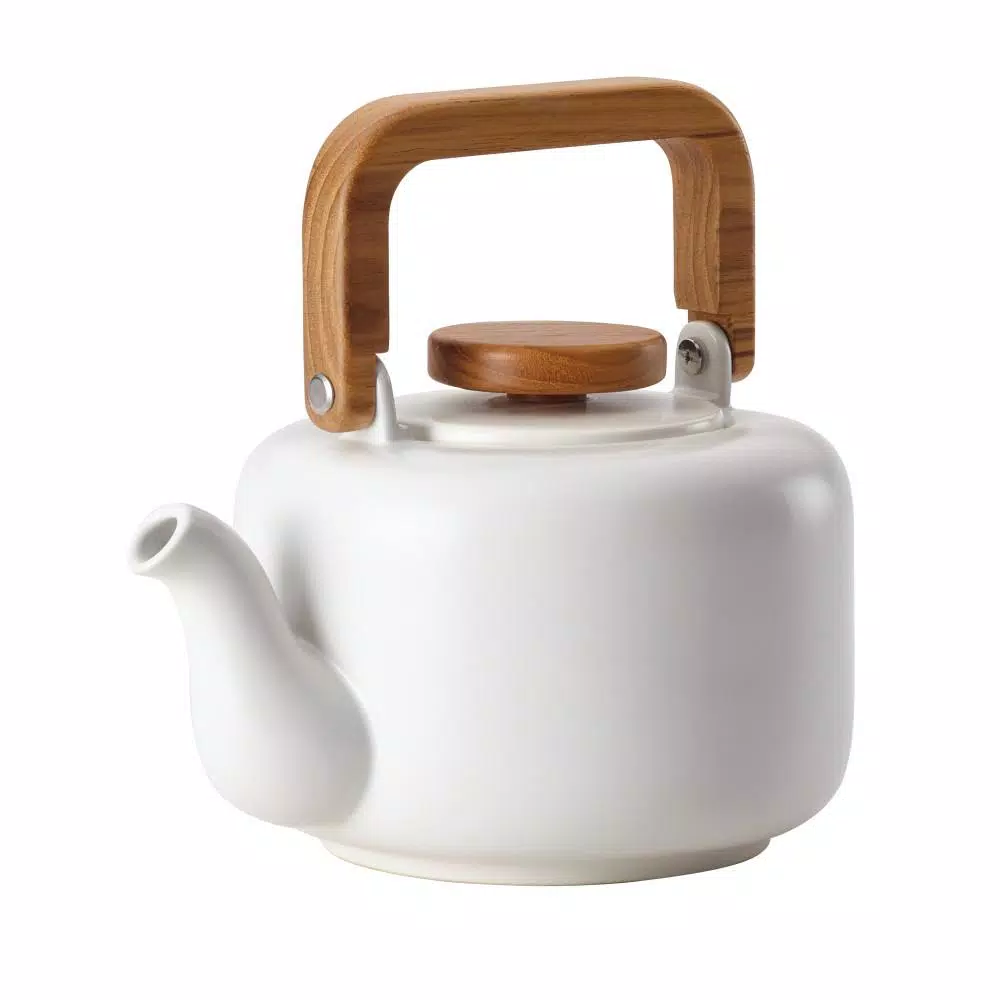 Brand new ❤️ BonJour Ceramic Coffee And Tea 8-Cup Matte White Ceramic Teapot With Infuser ✨ 1 Brand new ❤️ BonJour Ceramic Coffee And Tea 8-Cup Matte White Ceramic Teapot With Infuser ✨