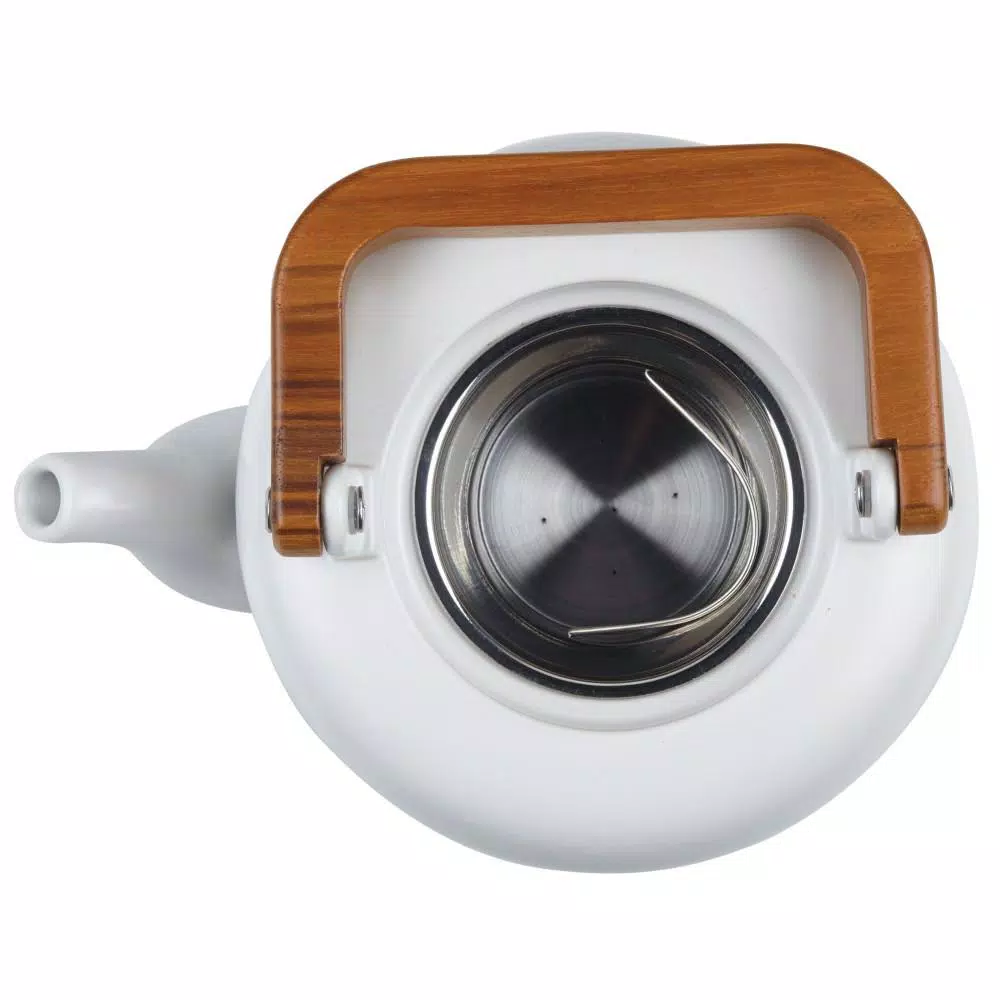 Brand new ❤️ BonJour Ceramic Coffee And Tea 8-Cup Matte White Ceramic Teapot With Infuser ✨ 2 Brand new ❤️ BonJour Ceramic Coffee And Tea 8-Cup Matte White Ceramic Teapot With Infuser ✨ - Image 2