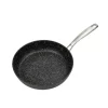 Hot Sale 👏 MasterPan Granite Ultra 9.5 In. Cast Aluminum Nonstick Frying Pan In Black 🎉