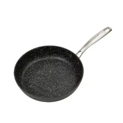 Hot Sale 👏 MasterPan Granite Ultra 9.5 In. Cast Aluminum Nonstick Frying Pan In Black 🎉