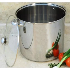 Hot Sale 😉 ExcelSteel 12 Qt. Stainless Steel Stock Pot With Glass Lid 🧨 -Cheap Cookware Shop unnamed file 3886