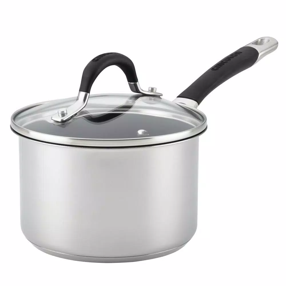 Discount ✔️ Circulon Momentum 2 Qt. Stainless Steel Nonstick Sauce Pan With Glass Lid ✔️ 1 Discount ✔️ Circulon Momentum 2 Qt. Stainless Steel Nonstick Sauce Pan With Glass Lid ✔️