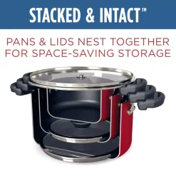 Budget ✨ Farberware Neat Nest Space Saving 6 Qt. Aluminum Nonstick Sauce Pot In Red With Glass Lid 🔔 -Cheap Cookware Shop unnamed file 3935