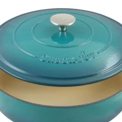 Hot Sale ❤️ Crock-Pot Artisan 5 Qt. Enameled Cast Iron Braiser Pan With Self Basting Lid 💯 -Cheap Cookware Shop unnamed file 3943