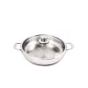New 🛒 Swiss Diamond Premium Clad 5.8 Qt. Stainless Steel Saute Pan With Glass Lid 🌟