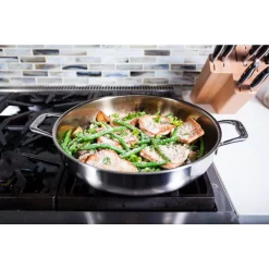 New 🛒 Swiss Diamond Premium Clad 5.8 Qt. Stainless Steel Saute Pan With Glass Lid 🌟 -Cheap Cookware Shop unnamed file 3970