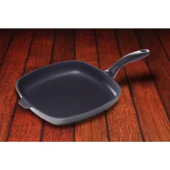 Coupon 🥰 Swiss Diamond Classic Series 11 In. Cast Aluminum Nonstick Square Frying Pan In Gray 🔔 -Cheap Cookware Shop unnamed file 3973