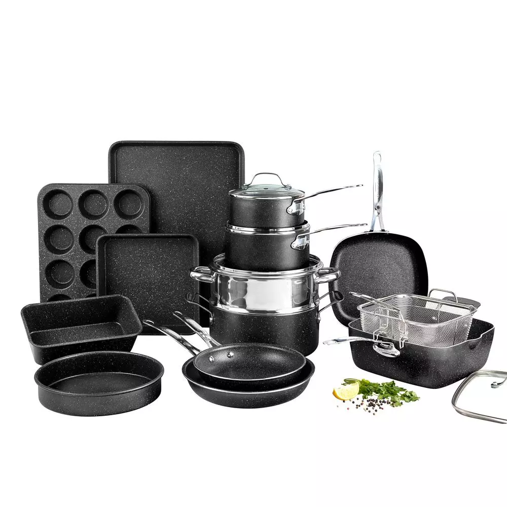 Coupon β¨ GRANITESTONE 20-Piece Aluminum Ultra-Durable Non-Stick Diamond Infused Cookware And Bakeware Set π 1 Coupon β¨ GRANITESTONE 20-Piece Aluminum Ultra-Durable Non-Stick Diamond Infused Cookware And Bakeware Set π