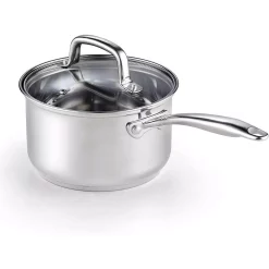New 😉 Cook N Home 3 Qt. Stainless Steel Sauce Pan With Glass Lid 🔔 -Cheap Cookware Shop unnamed file 4043