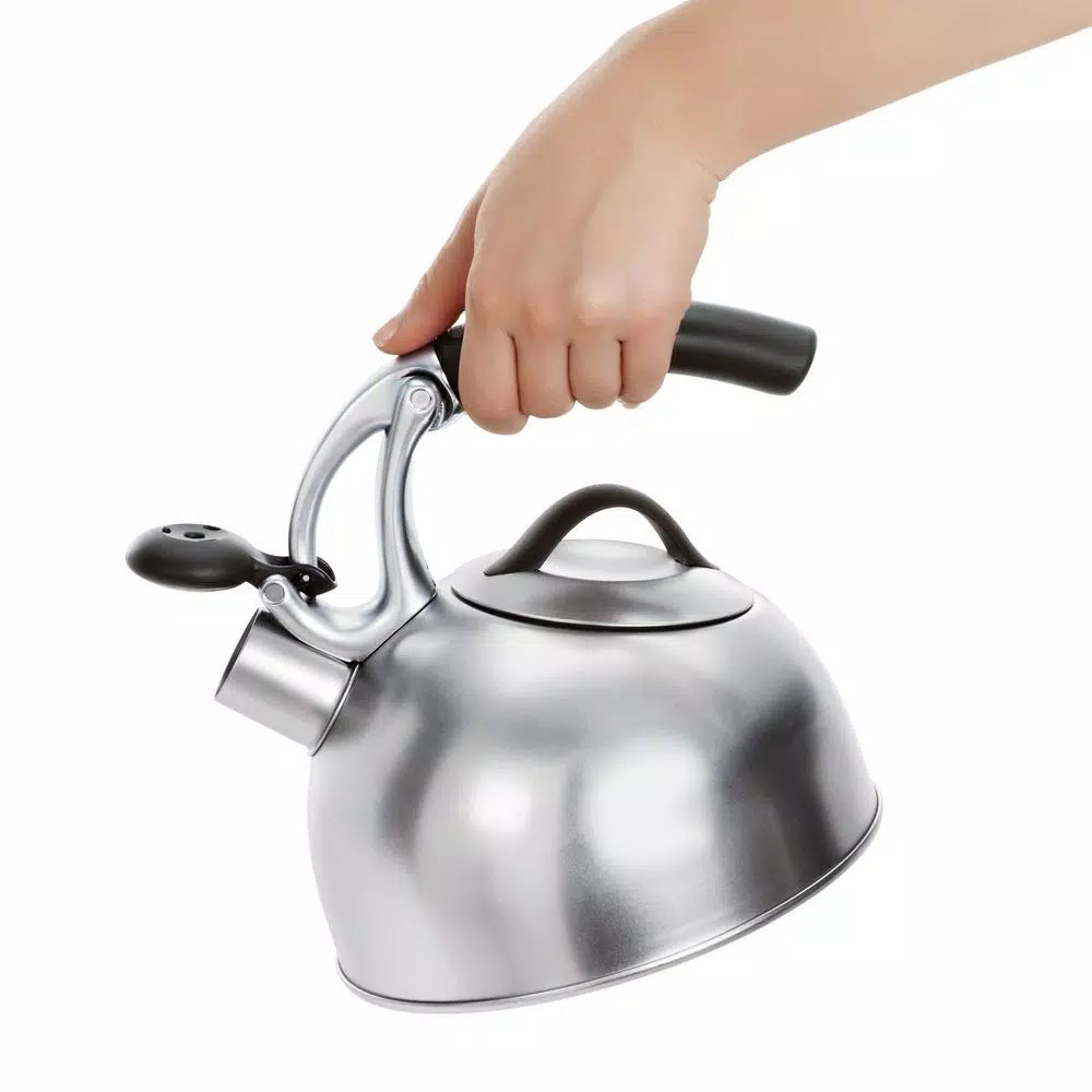 New ⭐ OXO Good Grips 8-Cup Brushed Stainless Steel Tea Kettle ✨ 4 New ⭐ OXO Good Grips 8-Cup Brushed Stainless Steel Tea Kettle ✨ - Image 4