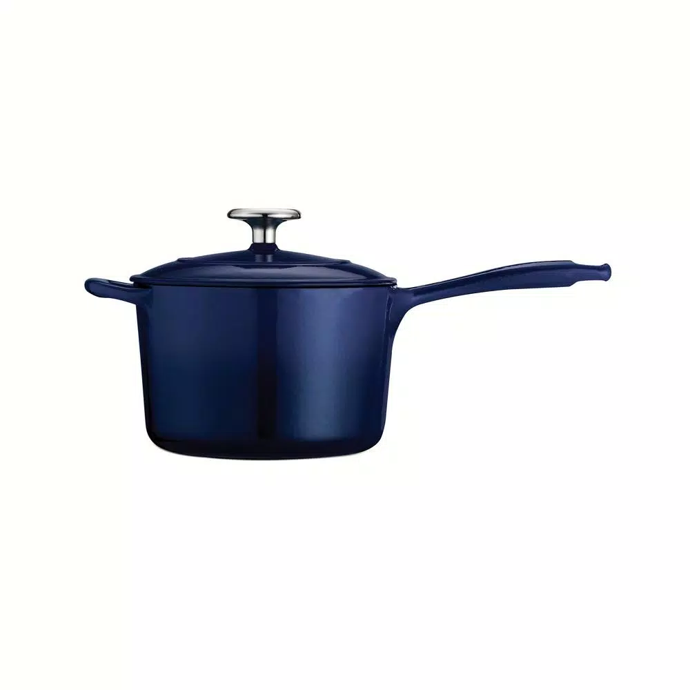 Hot Sale ๐ Tramontina Gourmet 2.5 Qt. Porcelain-Enameled Cast Iron Sauce Pan In Gradated Cobalt With Lid ๐ฅ 2 Hot Sale ๐ Tramontina Gourmet 2.5 Qt. Porcelain-Enameled Cast Iron Sauce Pan In Gradated Cobalt With Lid ๐ฅ - Image 2