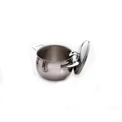 Top 10 ๐ ExcelSteel ExcelSteel Made In Italy 2 Pc Stainless Steel 4 Qt Stockpot W/ Sandwich Base Induction Cooktop Ready ๐