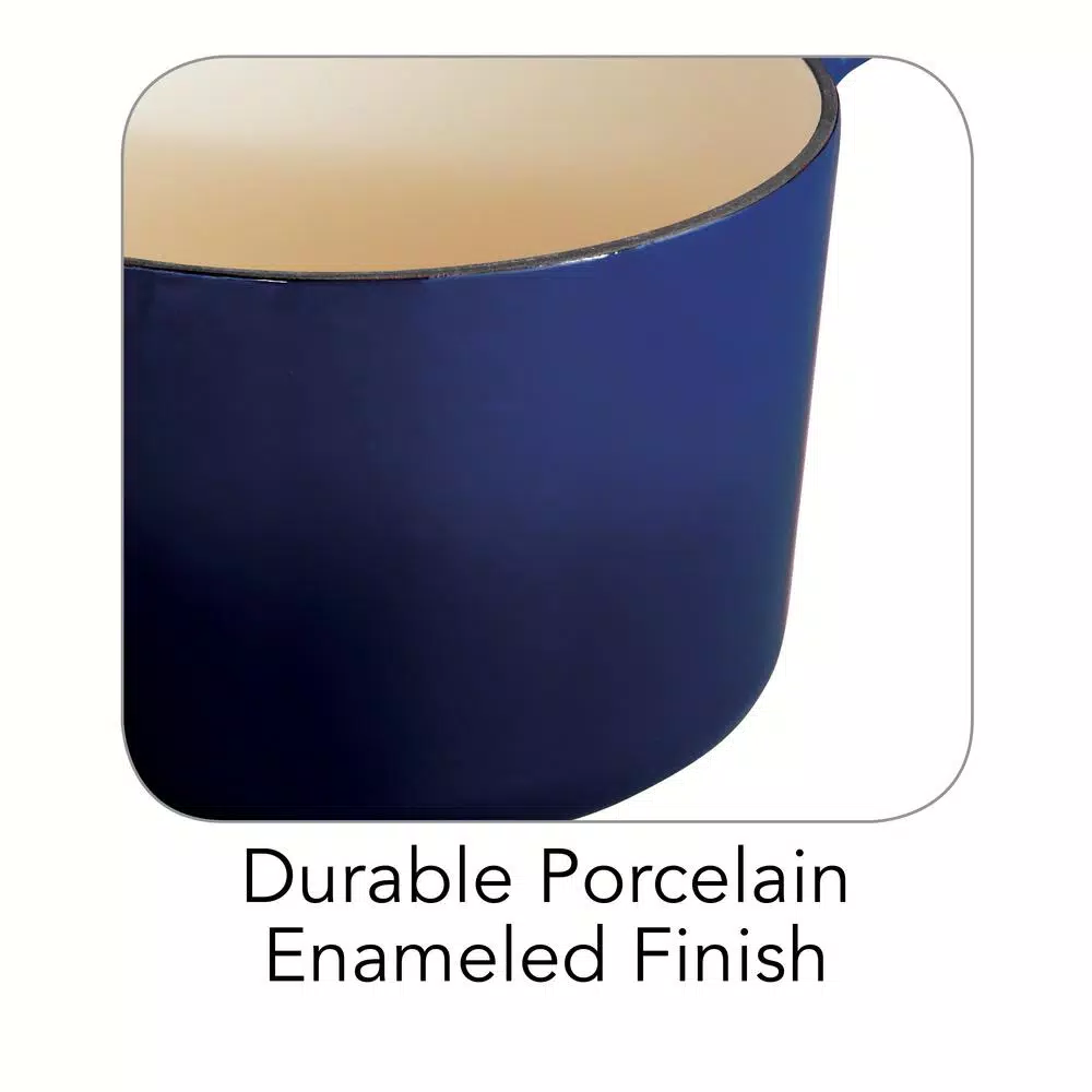 Hot Sale ๐ Tramontina Gourmet 2.5 Qt. Porcelain-Enameled Cast Iron Sauce Pan In Gradated Cobalt With Lid ๐ฅ 4 Hot Sale ๐ Tramontina Gourmet 2.5 Qt. Porcelain-Enameled Cast Iron Sauce Pan In Gradated Cobalt With Lid ๐ฅ - Image 4