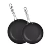 Best Pirce 🔔 Cooks Standard 2-Piece Hard-Anodized Aluminum Nonstick Frying Pan Set In Black 💯