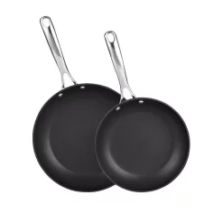 Best Pirce 🔔 Cooks Standard 2-Piece Hard-Anodized Aluminum Nonstick Frying Pan Set In Black 💯