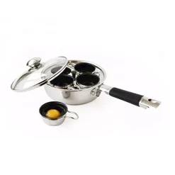 Discount ✔️ ExcelSteel 4-Cup 18/10 Stainless Egg Poacher With Silicone Grip ✔️ -Cheap Cookware Shop unnamed file 4139
