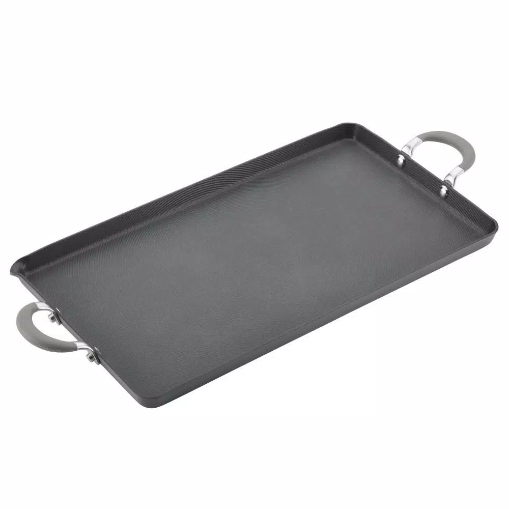 Outlet π― Circulon Elementum Hard-Anodized Nonstick Double Burner Griddle, 10-Inch X 18-Inch, Oyster Gray βοΈ 4 Outlet π― Circulon Elementum Hard-Anodized Nonstick Double Burner Griddle, 10-Inch X 18-Inch, Oyster Gray βοΈ - Image 4