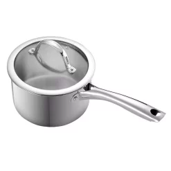 Coupon ๐ Cooks Standard Classic 3 Qt. Stainless Steel Sauce Pan With Glass Lid โจ