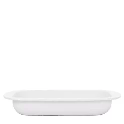 Brand new 🧨 Golden Rabbit Solid White 4.5 Qt. Enamelware Baking Pan 🤩