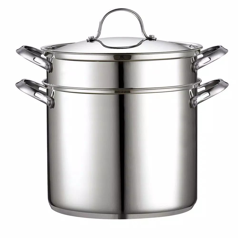 Discount ๐ Cooks Standard Classic 12 Qt. Stainless Steel Pasta Stockpot Cooker Steamer Multi-Pot Set ๐ 3 Discount ๐ Cooks Standard Classic 12 Qt. Stainless Steel Pasta Stockpot Cooker Steamer Multi-Pot Set ๐ - Image 3