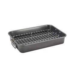 Deals 🤩 Farberware Bakeware Steel Roasting Pan 🌟