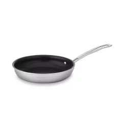 Cheapest ❤️ Cuisinart MultiClad Pro 8 In. Stainless Steel Nonstick Skillet 💯