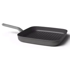 Budget ⭐ BergHOFF Leo 3.25 In. Aluminum Nonstick Grill Pan In Grey ✔️