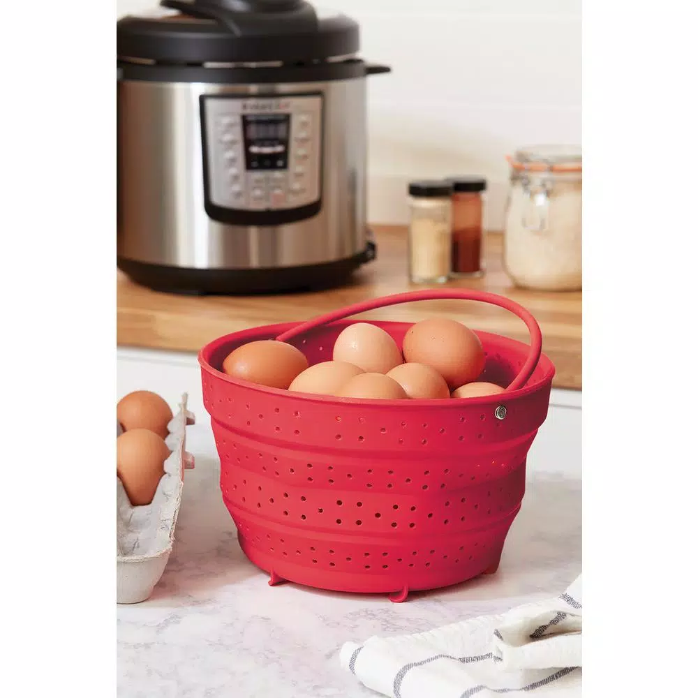 Wholesale π₯° Fox Run 6 Qt. Red Collapsible Silicone Steamer Insert For Instant Pot π 7 Wholesale π₯° Fox Run 6 Qt. Red Collapsible Silicone Steamer Insert For Instant Pot π - Image 7