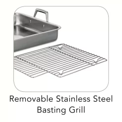 Outlet 🔔 Tramontina Gourmet Prima 9.5 Qt. Stainless Steel Roasting Pan 🤩 -Cheap Cookware Shop unnamed file 527