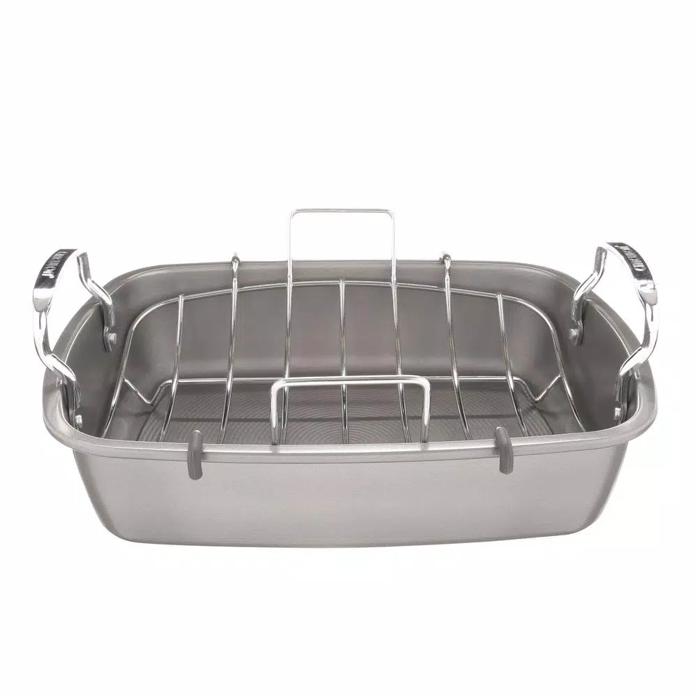 Cheap ๐ Circulon 17 In. X 13 In. Nonstick Bakeware Roaster With U-Rack โจ 3 Cheap ๐ Circulon 17 In. X 13 In. Nonstick Bakeware Roaster With U-Rack โจ - Image 3