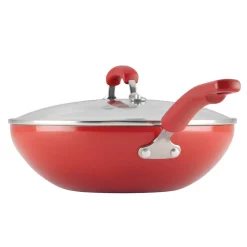 Best Sale 😉 Rachael Ray Classic Brights 11 In. Aluminum Nonstick Stir Fry Pan In Red Gradient With Glass Lid 🔔 -Cheap Cookware Shop unnamed file 559