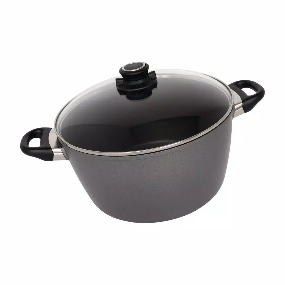 Budget ๐ Swiss Diamond Swiss Titan 8.5 Qt. Titanium Nonstick Stock Pot In Gray With Glass Lid ๐งจ 1 Budget ๐ Swiss Diamond Swiss Titan 8.5 Qt. Titanium Nonstick Stock Pot In Gray With Glass Lid ๐งจ