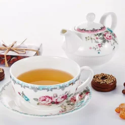 Wholesale ❤️ MALACASA Porcelain Tea For One Set Teapot 11 Ounce Tea Set 1 Piece Teacup And Saucer ⭐ -Cheap Cookware Shop unnamed file 631