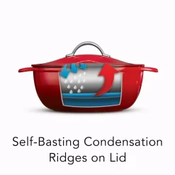 Best Pirce 😉 Tramontina Gourmet Enameled 6.5 Qt. Oval Cast Iron Dutch Oven In Gradated Red With Lid 🥰 -Cheap Cookware Shop unnamed file 646