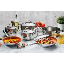 Flash Sale 🌟 Gotham Steel Stainless Steel 10-Piece Pro Chef Non-Stick Ti-Cerama Premium Cookware Set With Lids 🤩 -Cheap Cookware Shop unnamed file 651