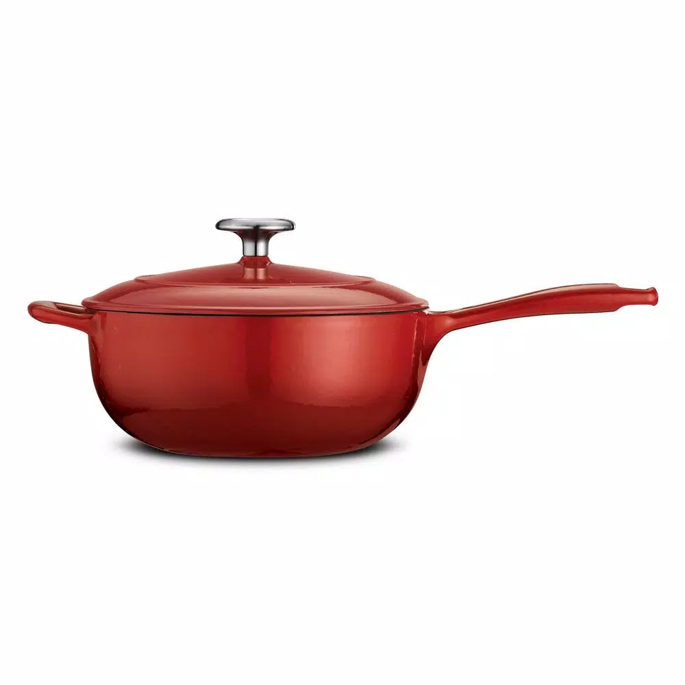 Flash Sale ๐ฅ Tramontina Gourmet 3 Qt. Porcelain-Enameled Cast Iron Saucier In Gradated Red With Lid ๐ 2 Flash Sale ๐ฅ Tramontina Gourmet 3 Qt. Porcelain-Enameled Cast Iron Saucier In Gradated Red With Lid ๐ - Image 2