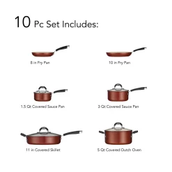 Outlet 🔥 Tramontina Style Ceramica 10-Piece Aluminum Ceramic Nonstick Cookware Set In Metallic Copper 💯 9 Outlet 🔥 Tramontina Style Ceramica 10-Piece Aluminum Ceramic Nonstick Cookware Set In Metallic Copper 💯 -Cheap Cookware Shop unnamed file 686