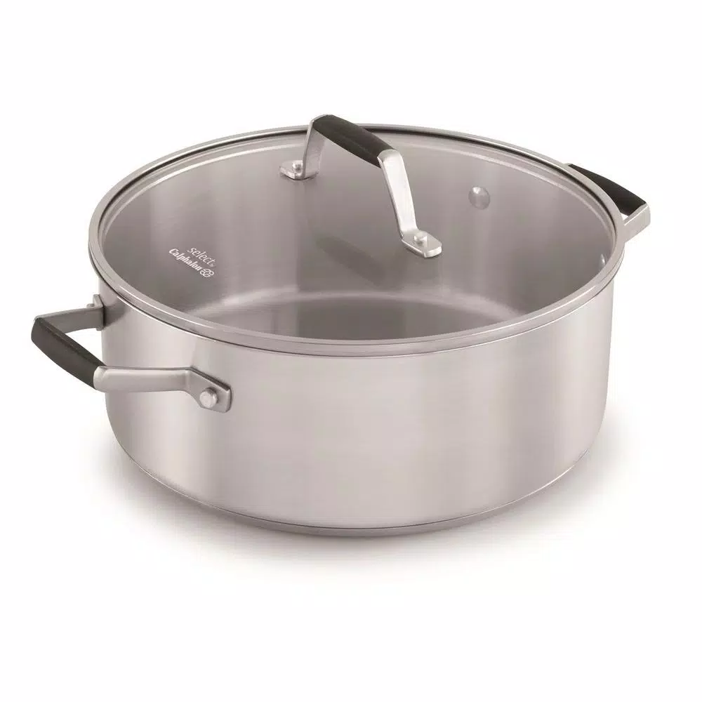 Hot Sale ๐ Calphalon Select 5 Qt. Round Stainless Steel Dutch Oven With Glass Lid ๐ฅ 1 Hot Sale ๐ Calphalon Select 5 Qt. Round Stainless Steel Dutch Oven With Glass Lid ๐ฅ