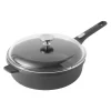 Best Sale 😉 BergHOFF GEM 4.6 Qt. Cast Aluminum Nonstick Saute Pan In Black With Glass Lid ⭐