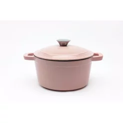 Best reviews of 🎁 BergHOFF Neo 3 Qt. Round Cast Iron Dutch Oven In Pink With Lid 👍